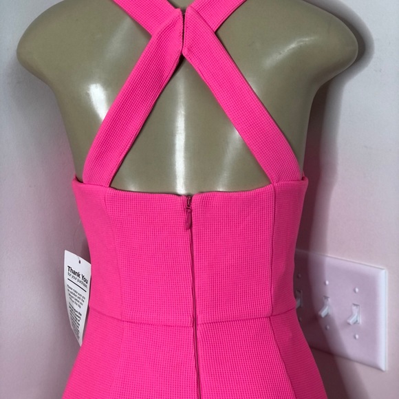 Nikibiki Neon Pink bodycon Dress - Picture 3 of 5